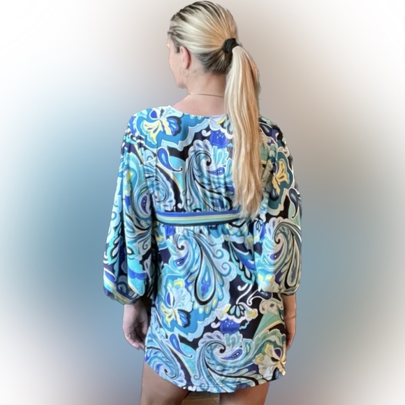 Trina Turk Ipanema Printed Swimsuit Cover-Up Tunic - Picture 6 of 6
